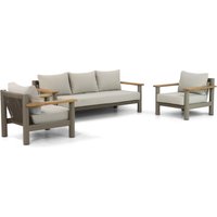 Aanbieding Hartman Sophie element/Sand city 120 cm dining tuinset 5-delig