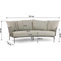 Aanbieding 4 Seasons Outdoor Capalbio lounge tuinbank