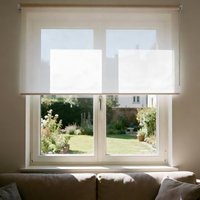 Aanbieding Lichtdoorlatend rolgordijn – 80 x 160 cm - taupe - 8718575257744