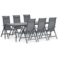 Aanbieding Lifestyle Ultimate/Rockville 160 cm rond dining tuinset 7-delig