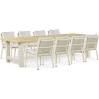 Aanbieding Lifestyle Brandon/Rockville 160 cm rond dining tuinset 7-delig