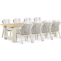 Aanbieding Lifestyle Brandon/San Francisco 300 cm dining tuinset 9-delig