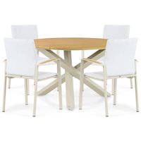 Aanbieding Garden Collections Amico/Riviera 75 cm hoek loungeset 4-delig