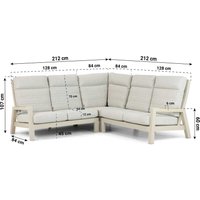 Aanbieding Lifestyle Evora hoek loungeset 3-delig