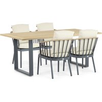 Aanbieding Presto Lucardo/Residence 164 cm dining tuinset 5-delig