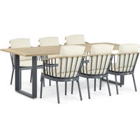 Aanbieding Presto Lucardo/Residence 220 cm dining tuinset 7-delig
