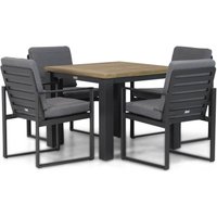 Aanbieding Santika Zaga/Veneto 90 cm dining tuinset 5-delig