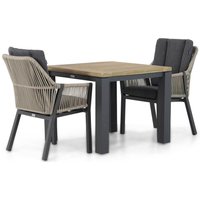 Aanbieding Lifestyle Verona/Veneto 90 cm dining tuinset 3-delig