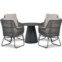 Aanbieding Santika Tika stoel-bank loungeset 3-delig