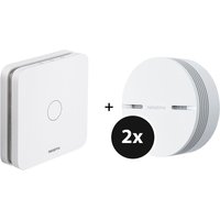 Koop Netatmo Slimme Rookmelder 2-pack + Slimme Koolmonoxide Sensor - 3700730502269