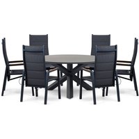 Aanbieding Lifestyle Essence/Xento 150 cm dining tuinset 7-delig