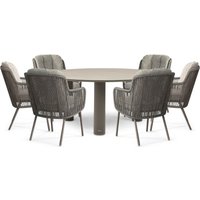Aanbieding Santika Tika/Palta 240 cm dining tuinset 7-delig