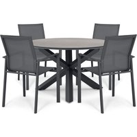Aanbieding Lifestyle Fiora/Venustas 85 cm dining tuinset 5-delig