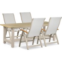 Aanbieding Presto Lucardo/Porto 160 cm dining tuinset 5-delig