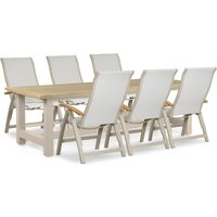 Aanbieding Presto Lucardo/Porto 220 cm dining tuinset 7-delig