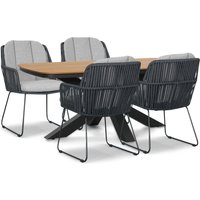 Aanbieding Coco Puerto/Montana 240 cm dining tuinset 7-delig