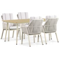 Aanbieding Lifestyle Verona/Matale 180 cm dining tuinset 5-delig
