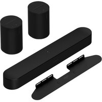 Koop Sonos Surroundset - Beam + Era 100 - 2 Pack + Muurbeugel - Zwart -