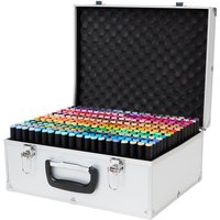 Aanbieding Décotime alcoholmarkers in luxe koffer - 300 stuks - 8721042518255