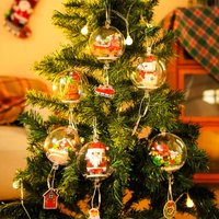 Aanbieding DIY kerstdecoratie – bouw je eigen kerstballen met 6 figuren - 8719689408558